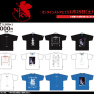 シンジ、アスカ、レイをデザイン！「エヴァンゲリオン」Tシャツ全9種が、アベイル公式オンラインストアにて11月29日発売