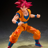 「ドラゴンボール超」より「超サイヤ人ゴッド孫悟空」アクションフィギュアが2バージョンで展開！3種の交換用表情パーツで様々なシーンを演出