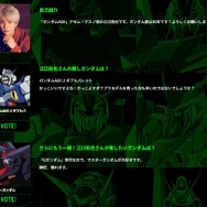 「全世界“ガンダム”総選挙」中間結果の上位20機発表！「νガンダム」やSEED系、さらに「ジークアクス」からもランクイン