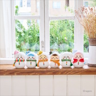 「エニマイくじ ちいかわ」全ラインナップ公開！“ゆきだるまになっちゃった！”なハチワレ、うさぎら6人のマスコットが可愛い