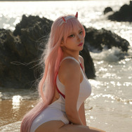 ゼロツー「ダーリン・イン・ザ・フランキス」／ARIA（X：@iimonogatari）、撮影：のーぼりぃ（X：@noborii_came）