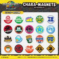 『マリオカート ワールド』カートに乗ったキャラクターなどアクリル製マグネット全20種！ゲーム内に登場する“ステッカー”も1枚付属