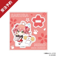 ホロライブ「さくらみこ」×「スシロー」コラボ限定グッズが予約受付中！お馴染みの巫女服のほかスシロー制服、私服がデザイン