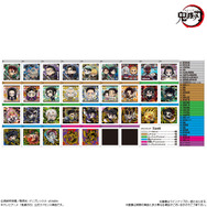 劇場版「鬼滅の刃」にふぉるめーしょん全ラインナップ公開！劇中名シーンモチーフの全34種、2色の箔が豪華に煌めく“無限レア”も