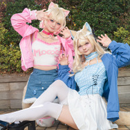「ホロライブ」モココ・アビスガード／るう、（X：@ruu_cos0）フワワ・アビスガード／さあや（X：@lapin__plume）