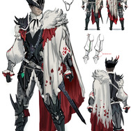 『モンハンワイルズ』より「ラバラ・バリナ」装備の開発原画が公開！薔薇のモチーフが華麗でカッコいい…