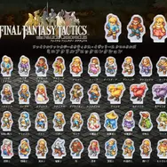 『FFT』主人公のラムザや算術士などジョブ含む全39種！ミニアクリルブロックがカプセルトイで12月12日発売、一部店舗ではコンプリートセットも