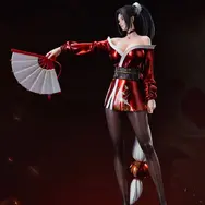 大きく開いた胸元がセクシー…！『KOF』より「不知火舞」が周年Ver. として1/4スケールフィギュア化、油紙傘により一味違うディスプレイに