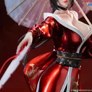 大きく開いた胸元がセクシー…！『KOF』より「不知火舞」が周年Ver. として1/4スケールフィギュア化、油紙傘により一味違うディスプレイに