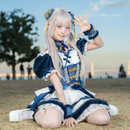 もこもこチャイナガール（Malymoon/マリームーン）／猫田あしゅ（X：@Nekota_Ashu）