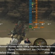 『モンハンワイルズ』無料アプデ第4弾、ゲームを放置するとパフォーマンス改善？シェーダーコンパイルにまつわるPC版有志検証