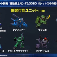 『Gジェネ エターナル』ポケットの中の戦争、IGLOO、ガンダム第08MS小隊など8作品が順次参戦へ！それぞれの開発可能ユニットも一部公開