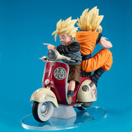 「ドラゴンボールZ」バイクに乗ったスーパーサイヤ人「孫悟空＆孫悟飯」フィギュアが抽選販売！ディテールにこだわり360度楽しめる