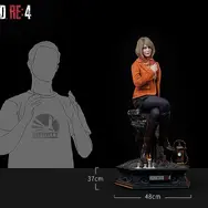 お値段53万の“リアル”感！『バイオ RE:4』 より「アシュリー・グラハム」が1/2 スケールで立体化、台座にはLEDライトを内蔵