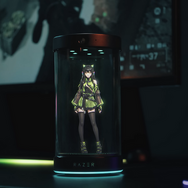 美少女や『LoL』伝説プレイヤーがゲーミングライフをサポート！？Razerの卓上AIコンパニオンが近未来的