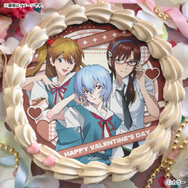 バレンタインプリケーキ2026（レイ＆アスカ＆マリ）【特典缶バッジ付き】[エヴァンゲリオン]