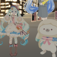 雪ミクグリーティング in VRChat