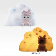 「mofusand」新作一番くじのテーマは“パジャマパーティー”！優しく照らすルームライト、にゃんこのぬいぐるみなど全ラインナップ公開