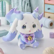 毛並みまで表現！にじさんじ・ルンルンがビッグソフビフィギュア化ーフロッキー加工でやさしく心地よい手触り