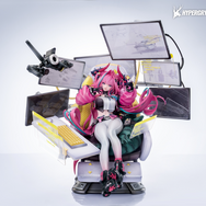 自分好みの空間を演出！『アークナイツ：エンドフィールド』より「イヴォンヌ」が、ディスプレイに囲まれて座る姿で立体化