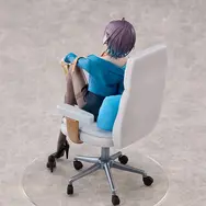 黒ストッキングで魅せる脚…！『シャニマス』×『雀魂』コラボより、OLスタイルの「浅倉透」フィギュアが予約受付開始