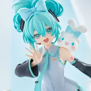 「シナモロール」とお揃いのヘアスタイルが可愛い！「初音ミク」しゅがお氏描きおろしイラストのコラボフィギュアが予約開始