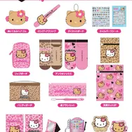 ハローキティが平成ギャルに！ヒョウ柄や蝶に包まれた限定グッズがサンキューマートで発売決定