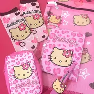 ハローキティが平成ギャルに！ヒョウ柄や蝶に包まれた限定グッズがサンキューマートで発売決定