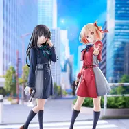 「リコリコ」キービジュがモチーフ！「錦木千束/井ノ上たきな」フィギュアが予約受付開始、髪やスカートなど躍動感にあふれる仕上がり