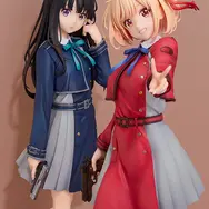 「リコリコ」キービジュがモチーフ！「錦木千束/井ノ上たきな」フィギュアが予約受付開始、髪やスカートなど躍動感にあふれる仕上がり