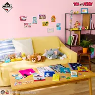 「トムとジェリー」新作一番くじの全ラインナップ公開！くったりポーズのぬいぐるみや、飛び出したハートが光るフィギュアなどがズラリ