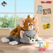「トムとジェリー」新作一番くじの全ラインナップ公開！くったりポーズのぬいぐるみや、飛び出したハートが光るフィギュアなどがズラリ