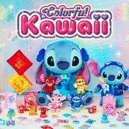 スティッチが可愛いデコラファッションに！シール帳やぬいぐるみもラインナップのHappyくじ「Stitch Colorful Kawaii」3月27日発売