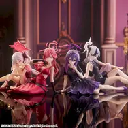 『ブルアカ』セガオリジナルドレス衣装の「ハルカ」「カヨコ」が妖艶…！4月24日よりプライズ展開、豪華フィギュア4種セットが当たるキャンペーンも