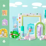 『どうぶつの森』スキンケアアイテムのパッケージが可愛い！葉っぱのマーク型リップケースや、ダイカットミラーなど雑貨も