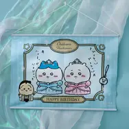 「ちいかわ＆ハチワレ」誕生日の期間限定デザインが登場！王子なうさぎと、3人で派手に祝う“おめでとう”の全3種から好みのグッズを作成