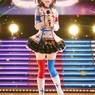 『アイマス』20周年の“最高傑作”！「天海春香」スターピースメモリーズ衣装フィギュアが予約開始ー背景には矢印、台座にたくさんの星をデザイン
