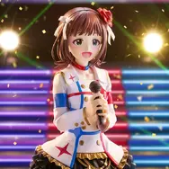 『アイマス』20周年の“最高傑作”！「天海春香」スターピースメモリーズ衣装フィギュアが予約開始ー背景には矢印、台座にたくさんの星をデザイン