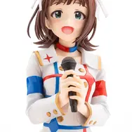 『アイマス』20周年の“最高傑作”！「天海春香」スターピースメモリーズ衣装フィギュアが予約開始ー背景には矢印、台座にたくさんの星をデザイン