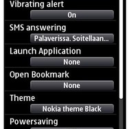 「Nokia Situations」の操作画面 「Nokia Situations」の操作画面