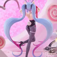 「初音ミク」がDECO*27氏による楽曲「ラビットホール」モチーフで立体化！布製網タイツとスーツのコントラストが映える質感表現