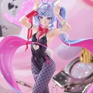 「初音ミク」がDECO*27氏による楽曲「ラビットホール」モチーフで立体化！布製網タイツとスーツのコントラストが映える質感表現