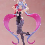 「初音ミク」がDECO*27氏による楽曲「ラビットホール」モチーフで立体化！布製網タイツとスーツのコントラストが映える質感表現