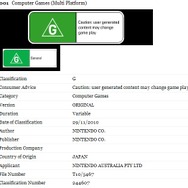 任天堂、謎の新タイトル3本をレーティングに提出