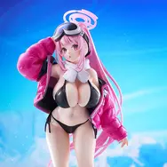 極寒地で魅せる衝撃的な水着姿！『ブルアカ』より「エイミ」フィギュアが予約開始ーラフに羽織ったジャケット、黒ビキニに惹かれる