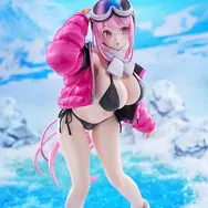 極寒地で魅せる衝撃的な水着姿！『ブルアカ』より「エイミ」フィギュアが予約開始ーラフに羽織ったジャケット、黒ビキニに惹かれる