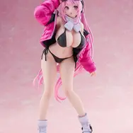 極寒地で魅せる衝撃的な水着姿！『ブルアカ』より「エイミ」フィギュアが予約開始ーラフに羽織ったジャケット、黒ビキニに惹かれる