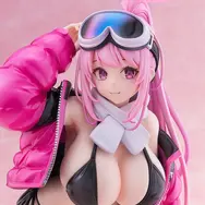 極寒地で魅せる衝撃的な水着姿！『ブルアカ』より「エイミ」フィギュアが予約開始ーラフに羽織ったジャケット、黒ビキニに惹かれる