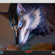 全世界で限定750体、精悍な狼リンクとミドナのビックフィギュア