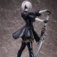 白の約定を携え佇む姿が美しい…！「ニーアオートマタ」より「2B(ヨルハ二号B型) 」1/4 スケールフィギュアが販売中【UPDATE】